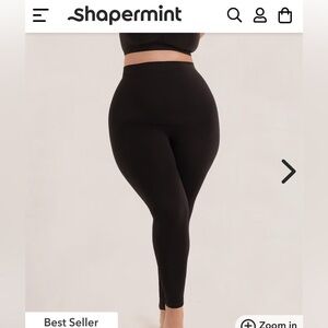 Shapermint Essentials High Waisted Shaping Leggings Black 4X